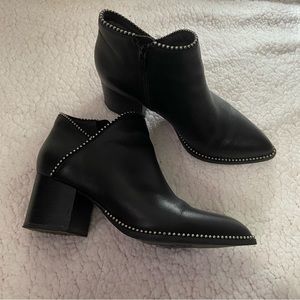 SOLD Seychelles black ankle boots